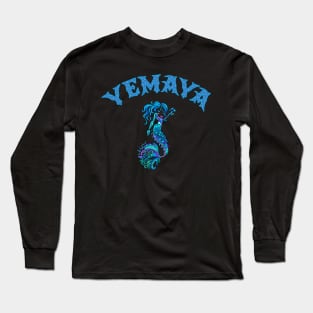 Yemaya Orishas Goddess Ifa Yoruba Religion Water Deity Long Sleeve T-Shirt